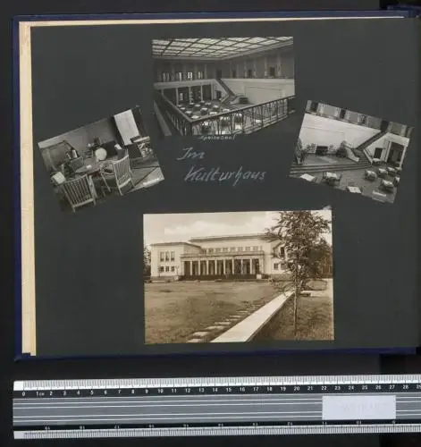 Fotoalbum mit 80 Fotografien, Ansicht Wandlitz, FDJ Jugendhochschule Wilhelm Pieck, 1958