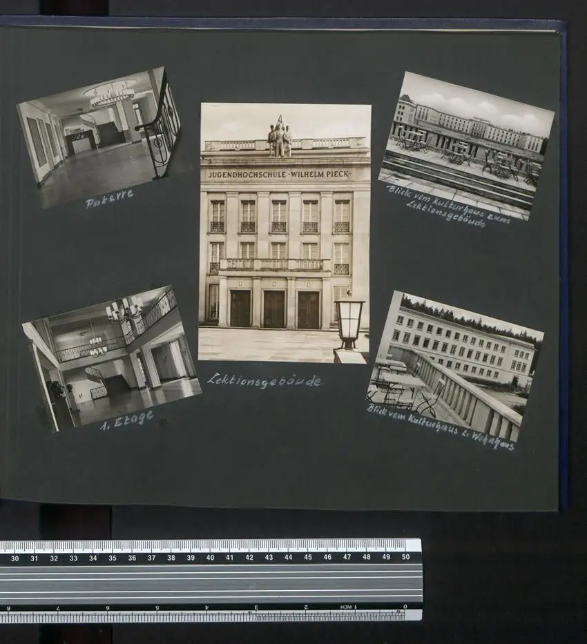 Fotoalbum mit 80 Fotografien, Ansicht Wandlitz, FDJ Jugendhochschule Wilhelm Pieck, 1958 3