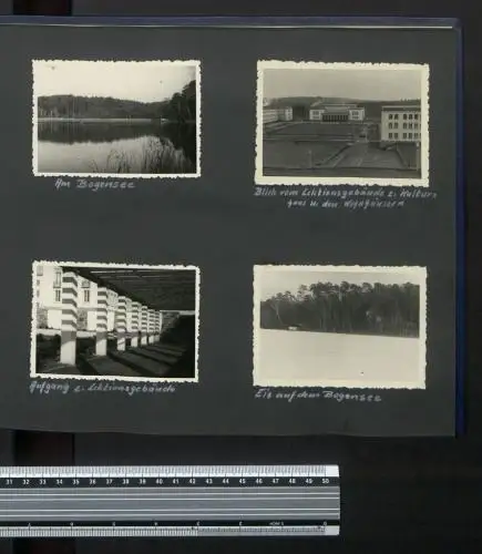 Fotoalbum mit 80 Fotografien, Ansicht Wandlitz, FDJ Jugendhochschule Wilhelm Pieck, 1958