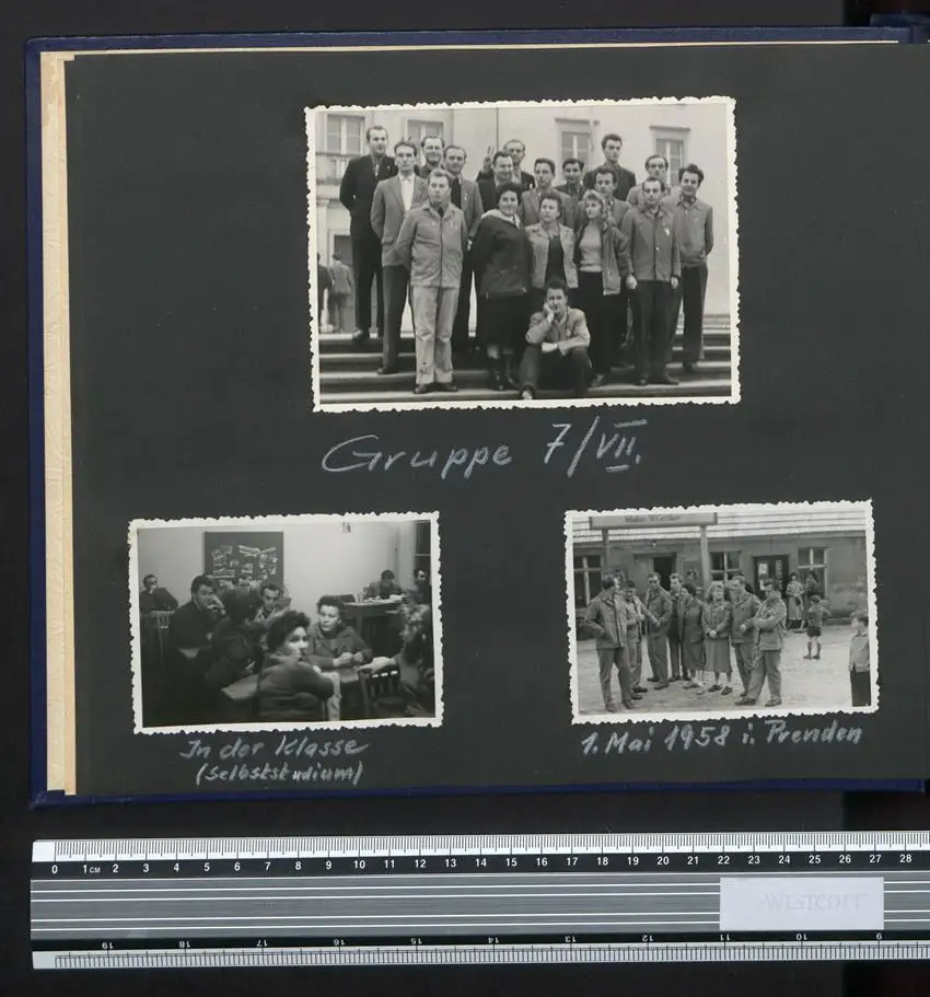 Fotoalbum mit 80 Fotografien, Ansicht Wandlitz, FDJ Jugendhochschule Wilhelm Pieck, 1958 6
