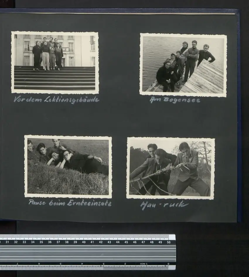 Fotoalbum mit 80 Fotografien, Ansicht Wandlitz, FDJ Jugendhochschule Wilhelm Pieck, 1958 9