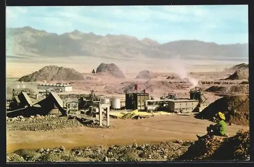 AK Timna, View of the copper mine works