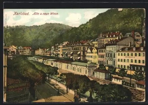 AK Karlsbad, Alte und neue Wiese