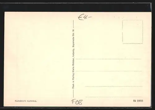 AK Rethel, Motiv der gesprengten Eisenbahnbrücke