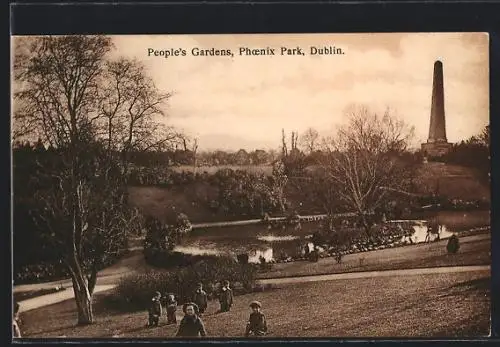 AK Dublin, People`s Gardens, Phoenix Park