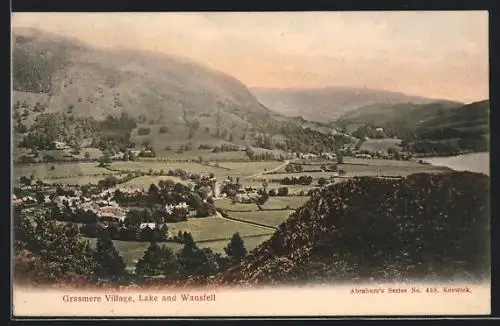 AK Grasmere Village, Lake and Wansfell