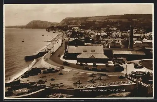 AK Sidmouth, Panorama from the Alma