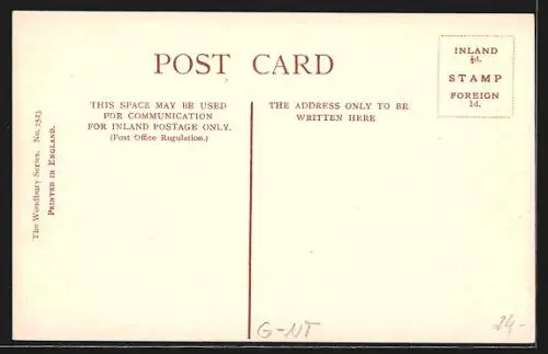 AK Woodbury, Clumber House, Church and Lake