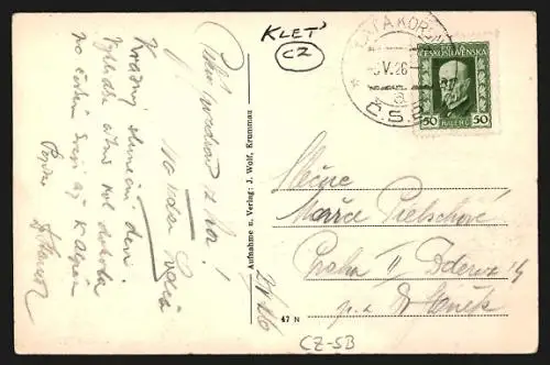 AK Klet, Chata Terezinina