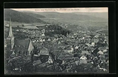 AK Biedenkopf, Ortsansicht vom Schlossberg aus