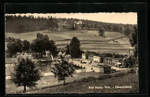 AK Bad Berka, Blick auf das Schwimmbad