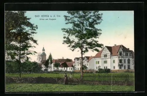 AK Bad Berka a.d. Ilm, Villen am Kurpark