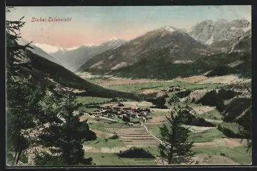 AK Schönberg im Stubai, Blick ins Stubaital