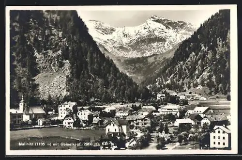 AK Mallnitz, Teilansicht mit Geiselkopf