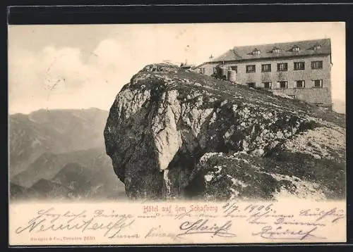 AK Schafberg, Hotel auf dem Gipfel