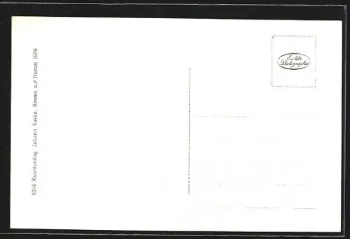 AK Furth bei Göttweig, Ortsansicht mit Schloss auf dem Berg