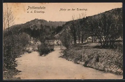 AK Pottenstein a. d. Triesting, Motiv am Fluss