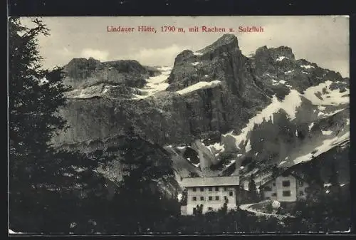 AK Lindauer Hütte mit Rachen und Sulzfluth