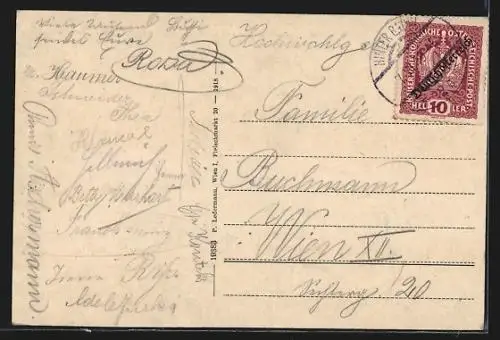 AK Hinterbrühl /N.-Oe., Ortsansicht aus der Vogelschau