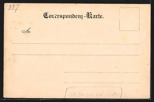 AK St. Martin bei Lofer, Almhütte in der Vorderkaser Klamm, Eingang in die Vorderkaser Klamm