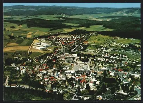 AK Gladenbach /Hessen, Gesamtansicht vom Flugzeug aus
