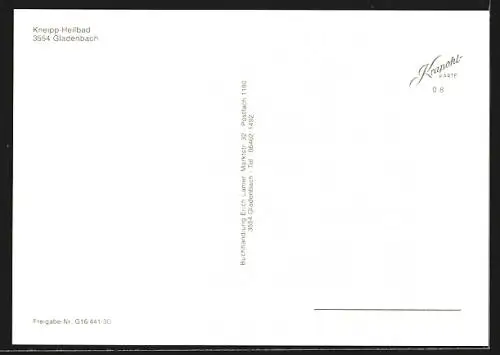 AK Gladenbach, Teilansicht mit grossem Parkplatz vom Flugzeug aus