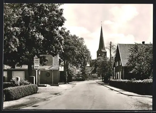 AK Hullern, Blick zur St. Andreas-Kirche