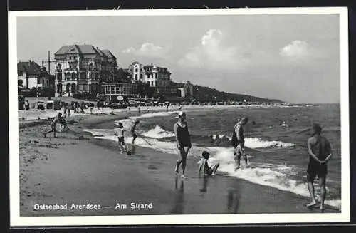 AK Arendsee / Ostseebad, Am Strand