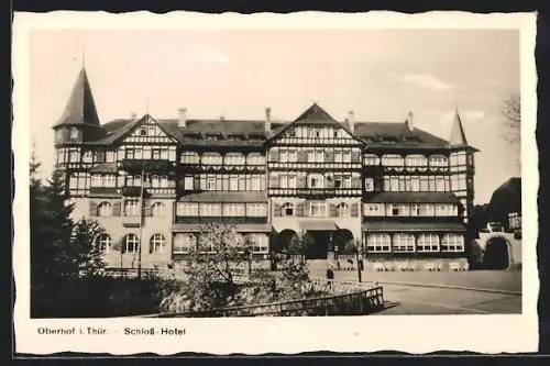 AK Oberhof i. Thür., Schloss-Hotel