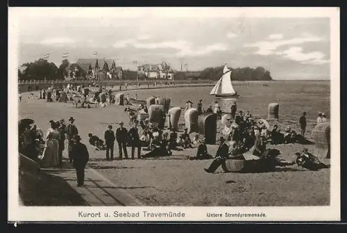 AK Travemünde, Untere Strandpromenade