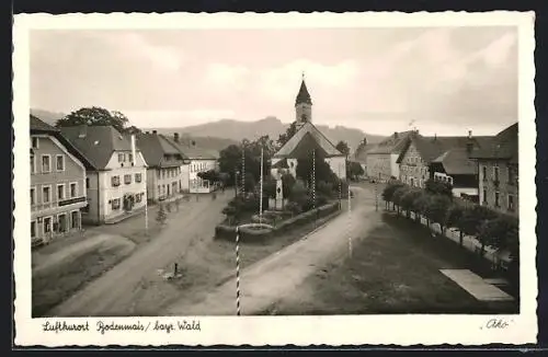 AK Bodenmais, Blick über den Marktplatz