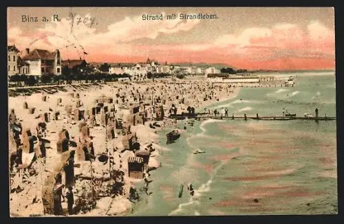 AK Binz, Blick über den Strand