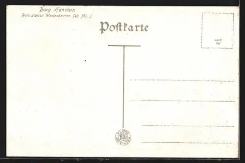 AK Hanstein, Burg Hanstein