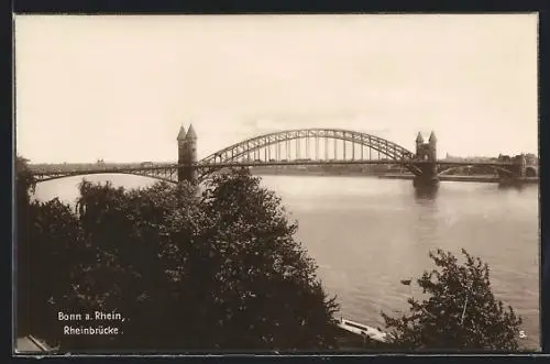 AK Bonn a. Rhein, Rheinbrücke