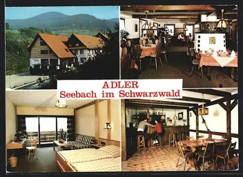 AK Seebach / Mummelsee, Restaurant und Pension zum Adler, Ruhesteinstrasse 62