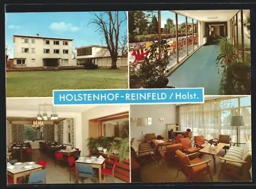 AK Reinfeld, Aussenansicht und Innenansichten des Holstenhofes