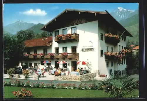 AK Staudach / Egerndach, Bergcafé-Gaststätte Mühlwinkl, Hausansicht