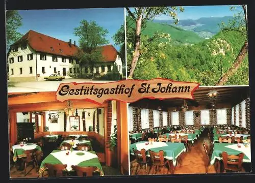 AK St. Johann /Schwäbische Alb, Am Gestütsgasthof