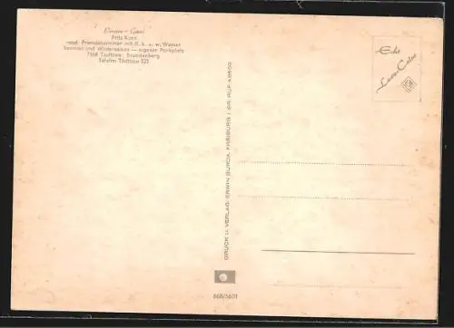 AK Todtnau-Brandenberg, Hotel-Pension Garni Fritz Kurz