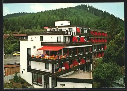 AK Obertal / Freudenstadt, Waldhotel Sommerberg Bes.: Josef Fuss