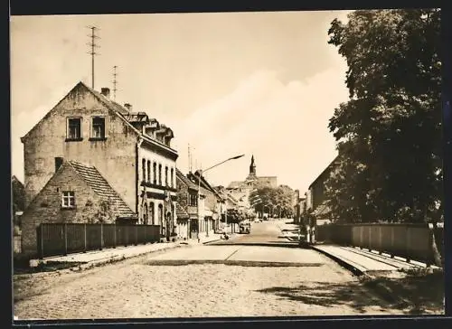 AK Bad Wilsnack, Wittenberger Strasse und Karthanen-Brücke