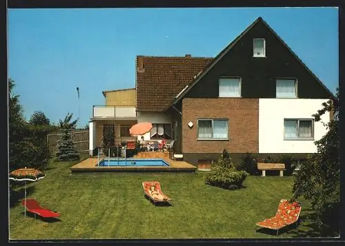 AK Bad Münstereifel-Nöthen, Hotel-Pension M. Fahl, Brunnenstrasse 67