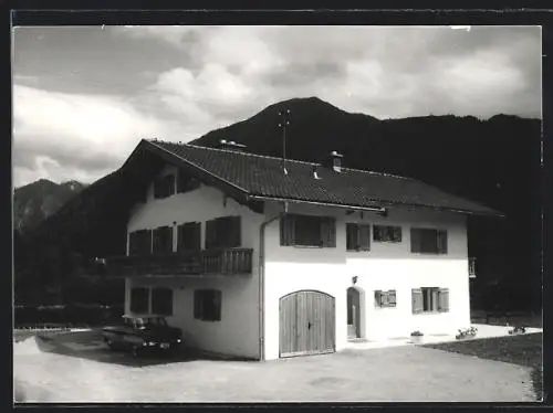 AK Reitrain /Post Rottach a. Teg., Hotel-Pension Haus Rauth