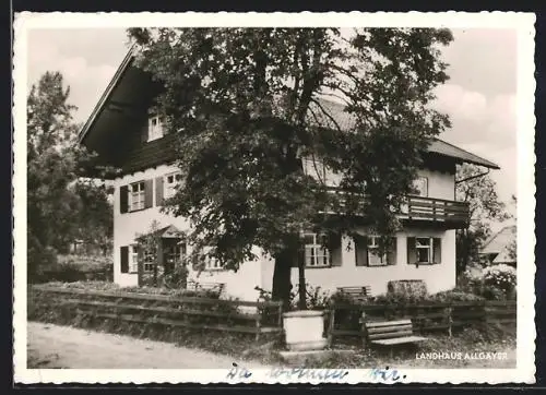AK Mittelberg / Oy, Hotel-Landhaus Allgäyer