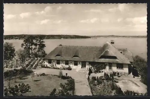 AK Berlin-Wannsee, Wannsee-Terrassen, Erich Schrader, mit Garten