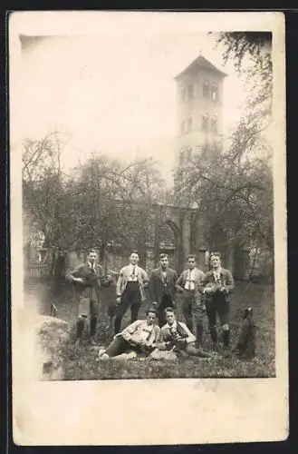 Foto-AK Hirsau, An der Klosterruine 1920