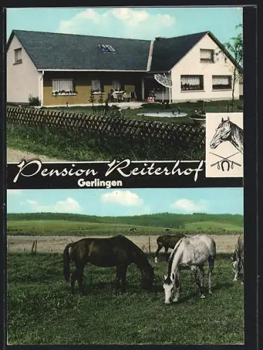 AK Gerlingen / Sauerland, Hotel-Reiterhof Maria Müller, Auf der Mark