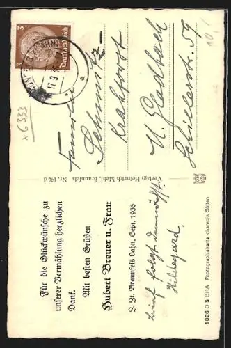 AK Braunfels, Blick zum Marktplatz