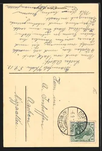 AK Braunfels, Strassenblick Belzgasse