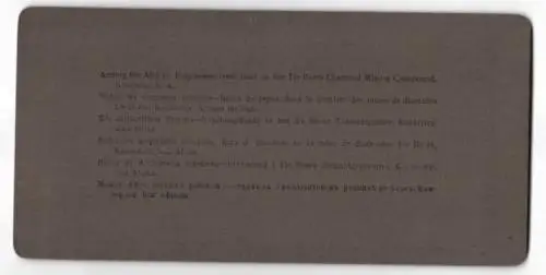 Stereo-Fotografie Underwood & Underwood, New York, afrikanische Arbeiter machen Pause in der Diamanten Mine, Bergbau